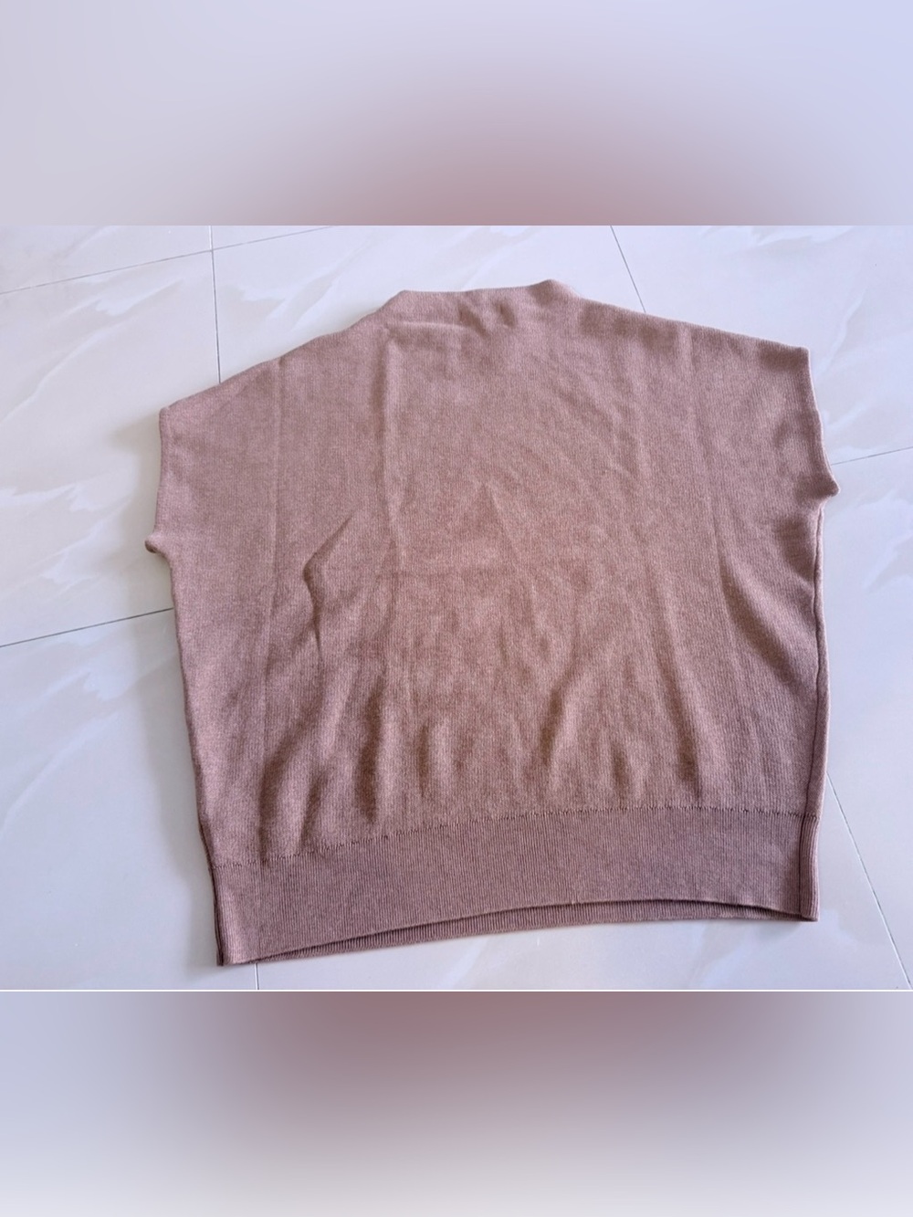 Cynthia Rowley muted rose knit sweater
